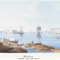 Malta presa dal Levante 1825